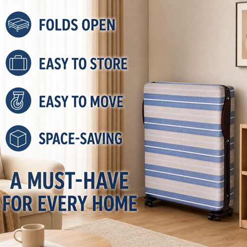 Giường Gấp Có Nệm OSADA-FB90